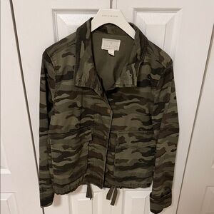 Caslon Women's Camo Utility Jacket